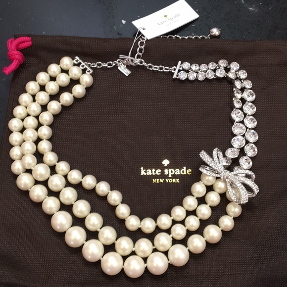 kate spade Jewelry - NWT Kate Spade Pearly Glow Necklace.